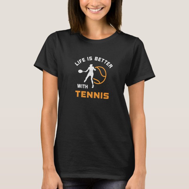 Camiseta with Tennis Saying for next Game Day (Frente)
