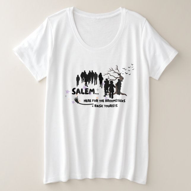 Camiseta Witom Broom Visita Salem Basic Tourist (Frente do Design)