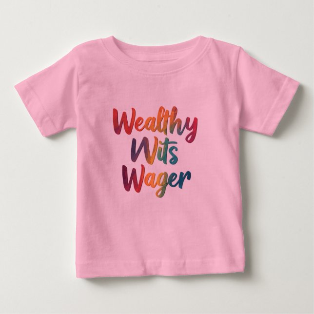 Camiseta "Wits Wager rico." (Frente)