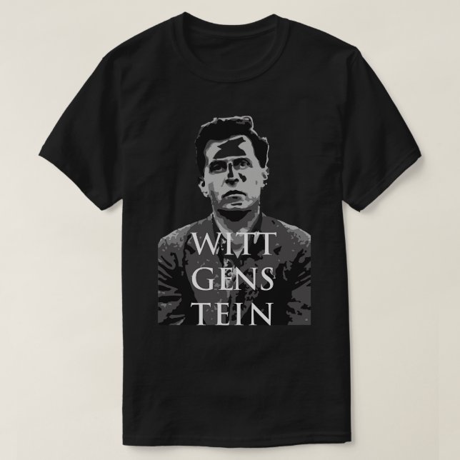Camiseta Wittgenstein (Frente do Design)