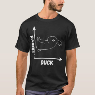 Camiseta Wittgenstein Duck Rabbit Ilusões Ópticas Loucas Ph
