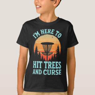 Camiseta Witty Disc Golf - Arte Retro Divertida de Bater em