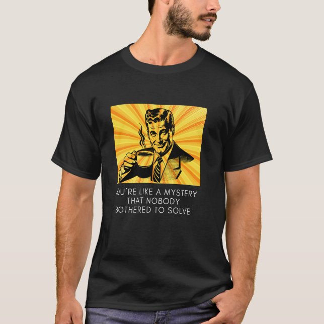 Camiseta Witty Enigma Ninguém Resolveu O Humor (Frente)