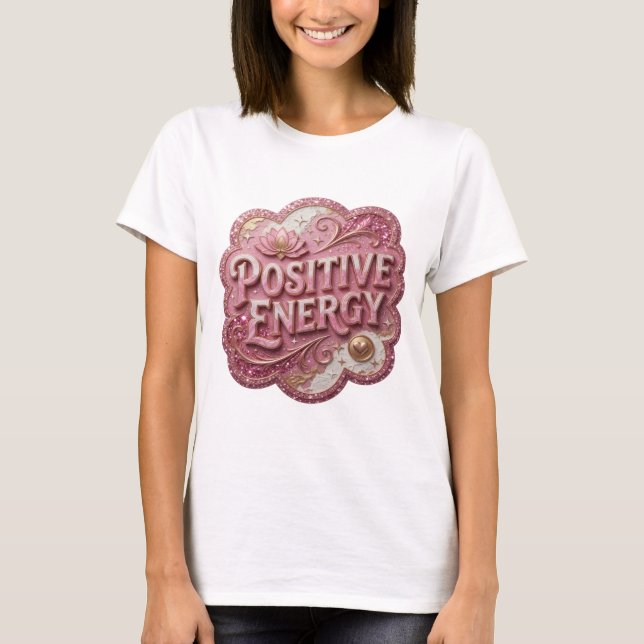Camiseta Witty Gold ENERGIA POSITIVA (Frente)