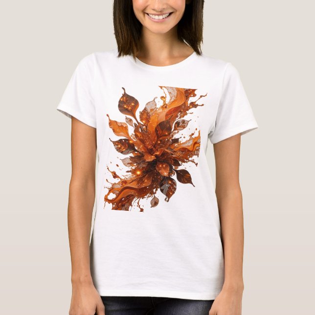 Camiseta Witty Orange LARANJA FLUX Statement (Frente)