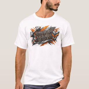 Camiseta Witty Orange TRAIN HARD