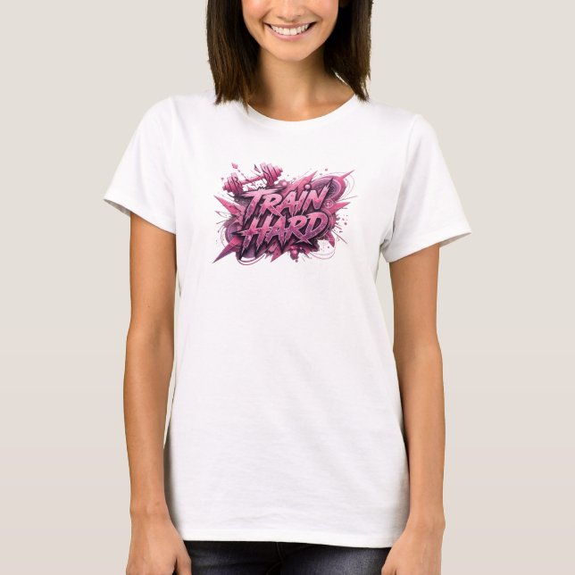 Camiseta Witty Pink TREINE DURO (Frente)