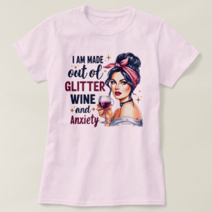 Camiseta Witty Retro Girl – Brilho e Solução para 