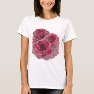 Camiseta Witty Silver TRÊS ROSAS CRESÇEM DO CORAÇÃO