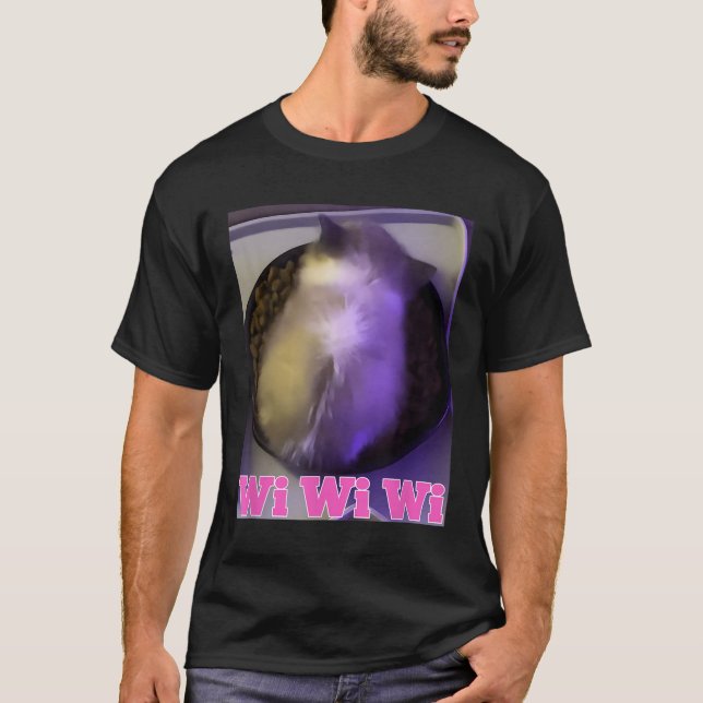 Camiseta Wiwiwi Cat Meme (Frente)