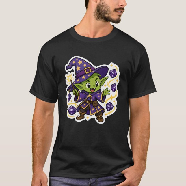 Camiseta Wizard Dice Goblin (Frente)