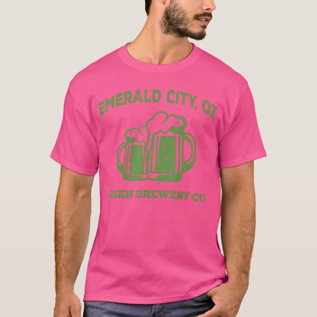 Camiseta Wizard of Ozshirt Emerald City Brewery Costumes Gi (Frente)