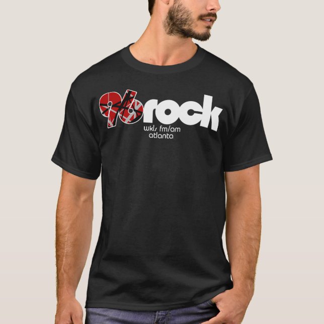 Camiseta WKLS 96 Rock Atlanta com VH! (Frente)
