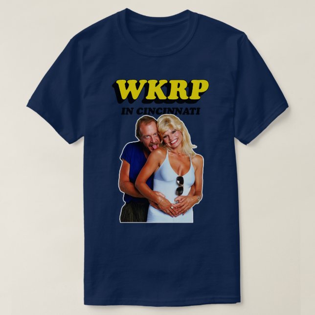 Camiseta WKRP Em Cincinnati (Frente do Design)