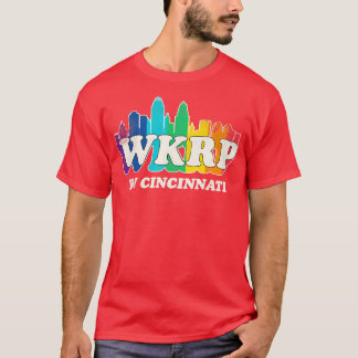 Camiseta WKRP no Cincinatti Vintage Rainbow