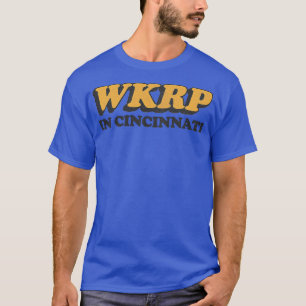Camiseta WKRP No Cincinnati VintageStyle Logotipo De Tribut