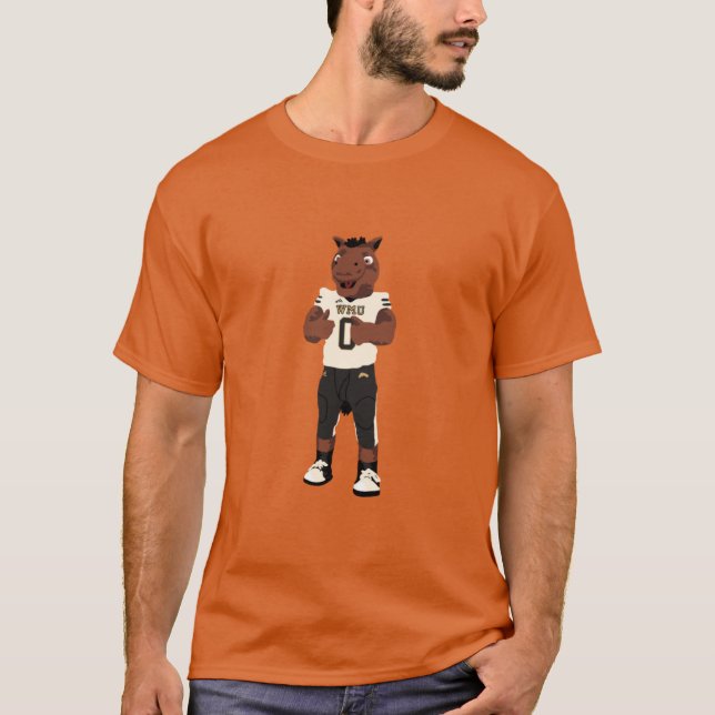 CAMISETA WMU BUSTER BRONCO WESTERN MICHIGAN (Frente)