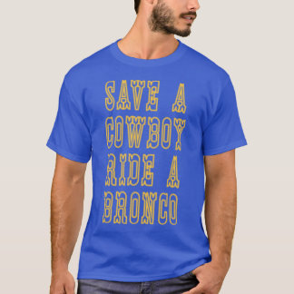 Camiseta WMU western michigan broncos salve um cowboy monte