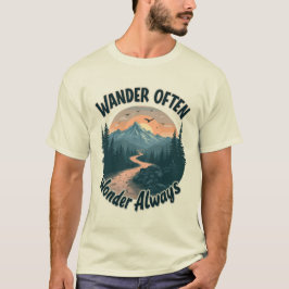 Camiseta Wnader frequentemente se pergunta sempre aos amant
