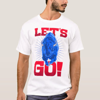 Camiseta WNY Pride Red & Blue Buffalo Vamos Go Buffalo