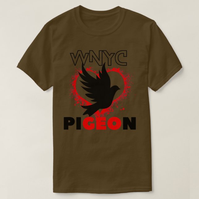 Camiseta Wnyc Pigeon Edition (Frente do Design)