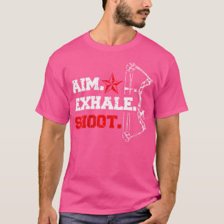 Camiseta Wo Aim Exaltar Seta de Arco de Arranque para