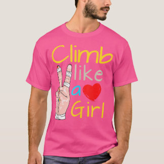 Camiseta Wo And Girls Rock Climbing