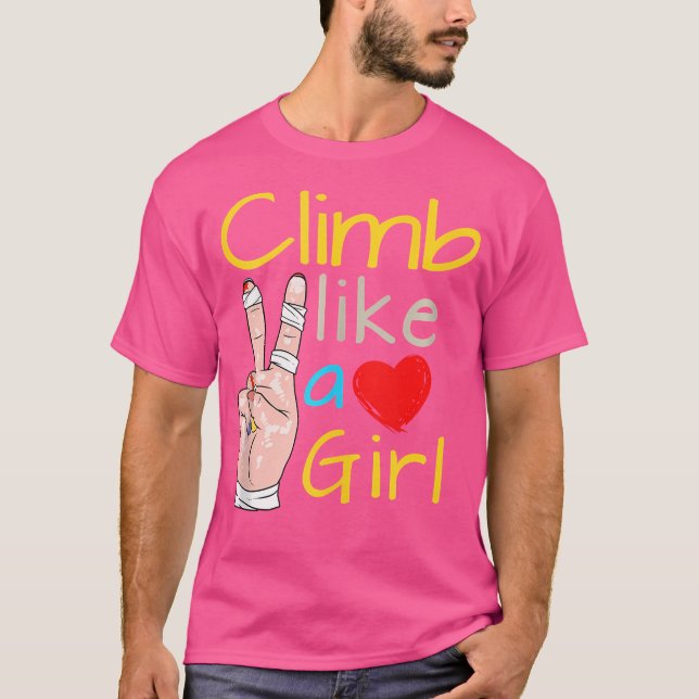 Camiseta Wo And Girls Rock Climbing (Frente)