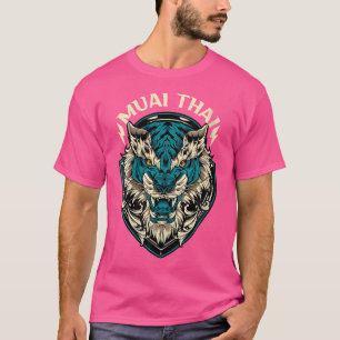 Camiseta Wo Angry Muay Thai Tiger