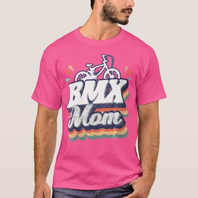 Camiseta Wo Bmx Mãe Engraçado Bmx Rider (Frente)