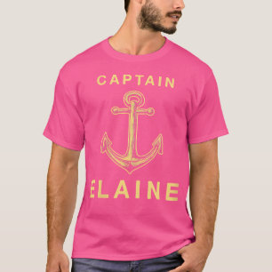 Camiseta Wo Capitão Elaine Humor Marinheiro Humor Yachtsman
