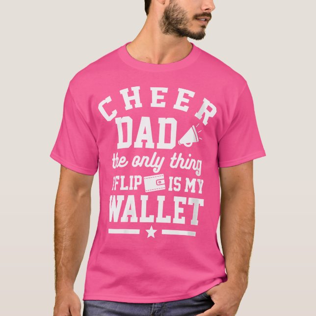 Camiseta Wo Cheer Pai Chefe de Torcida Pai Competição de Ch (Frente)