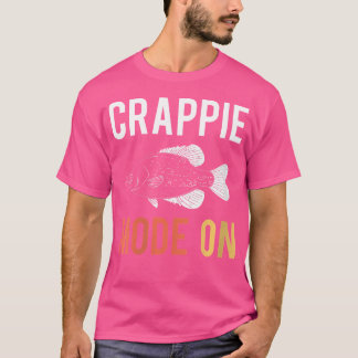 Camiseta Wo Crappie Mode No Pescador