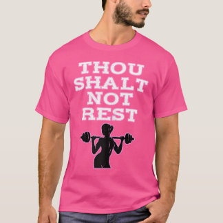Camiseta Wo Inspirational Motivation Training Wo Barbell Gy