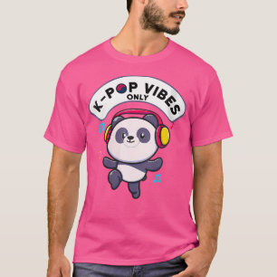Camiseta Wo K-Pop Vibrações Somente Música Pop Coreana K-Po