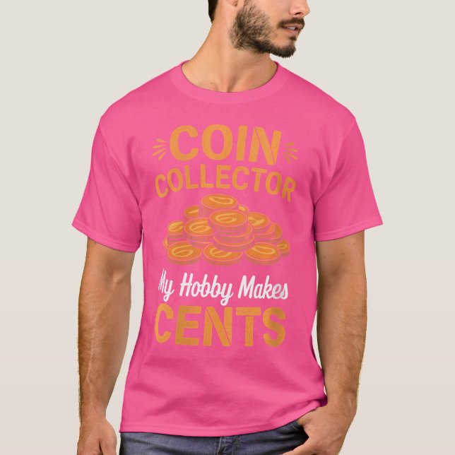 Camiseta Wo Numismática Colecionador de Moedas e Moeda (Frente)