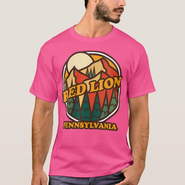 Camiseta Wo Red Lion Pennsylvania Mountain Hiking Souvenir (Frente)