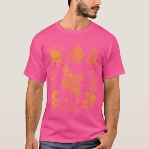 Camiseta Wo Sawadee Tailandês Tradicional Sak Yant Thai Twi