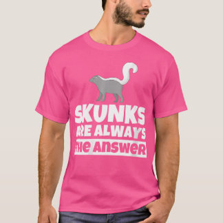Camiseta Wo Skunk Lover Engraçado Humor