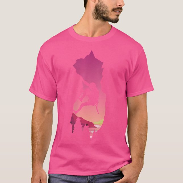 Camiseta Wo Sports Outdoors Bouldering Rock Climbing (Frente)