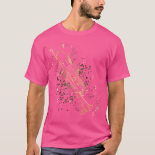 Camiseta Wo Trumpet Player Jazz Trumpet Music