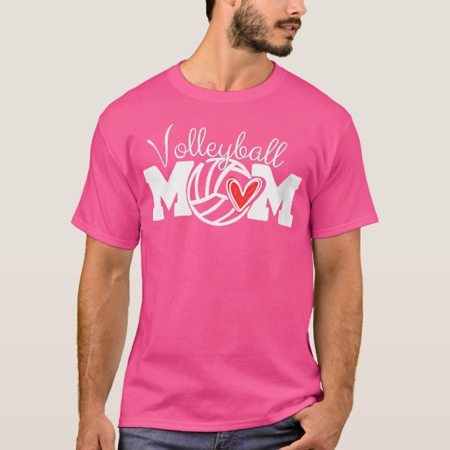 Camiseta Wo Voleibol Mãe Pulsação (Frente)