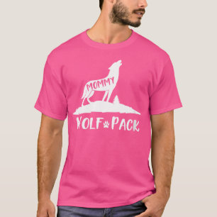 Camiseta Wo Wolf Pack Correspondente à Mamãe da Família Lob