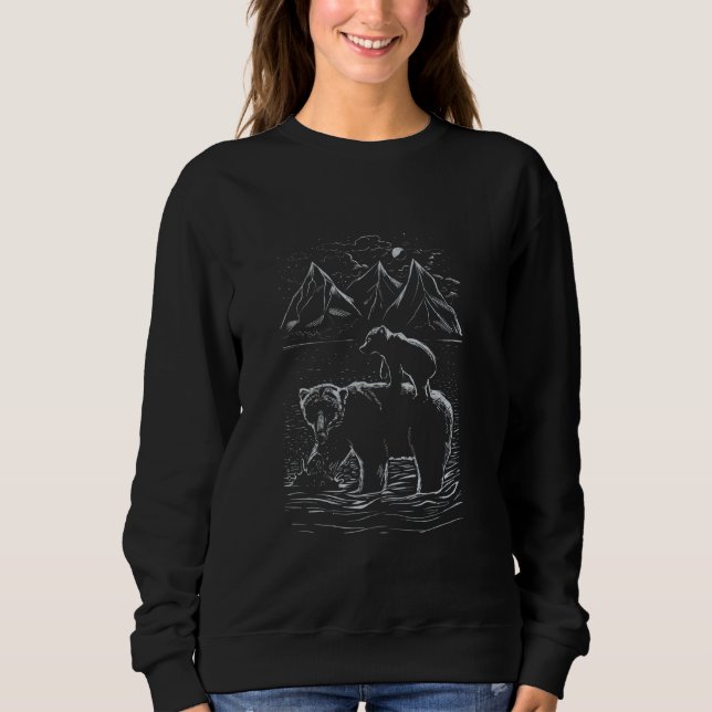 Camiseta Wohnmobil, Caravan, Mountain, Camping, RV, Adventu (Frente)