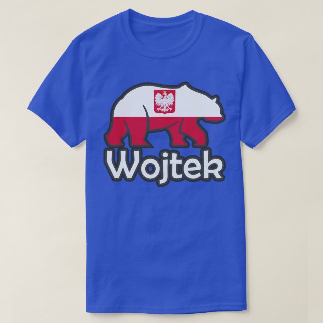 Camiseta Wojtek, o Urso Soldado Polonês (Frente do Design)