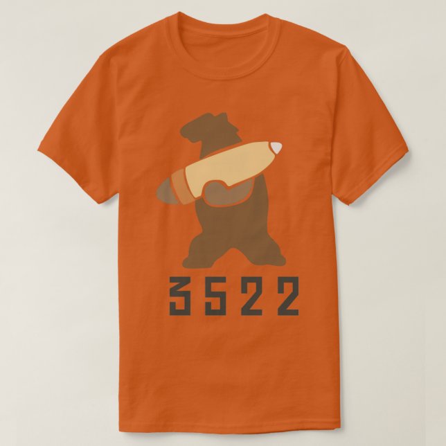 Camiseta Wojtek the bear Polish Soldier Bear Natural Brown (Frente do Design)