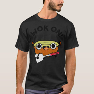 Camiseta Wok Sobre O Funny Chinese Rock Pun 1