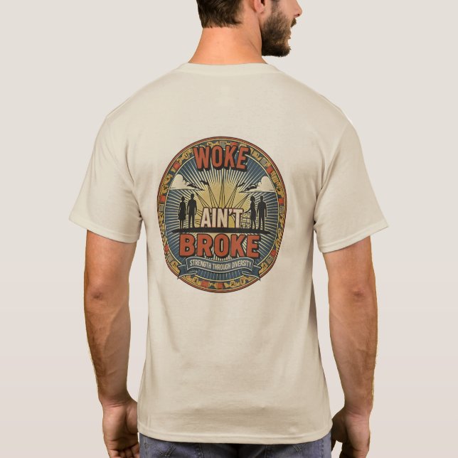 Camiseta Woke não está Quebrada (Verso)