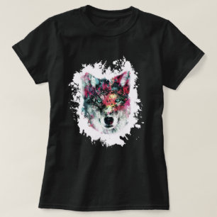 Camiseta Wolf Art Colorida
