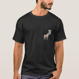 Camiseta Wolf Atingindo Ovelha Em Seu Bolso Falso Engraçado